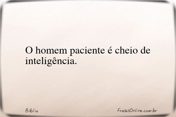 Frase de Bíblia