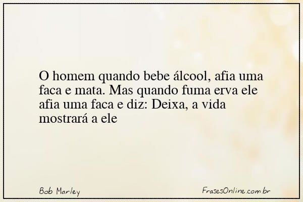 Frase de Bob Marley