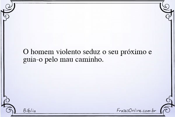 Frase de Bíblia