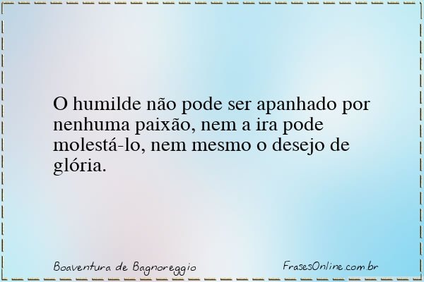 Frase de Boaventura de Bagnoreggio