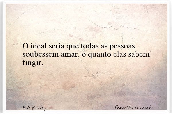 Frase de Bob Marley
