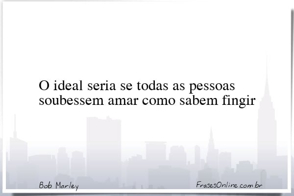 Frase de Bob Marley