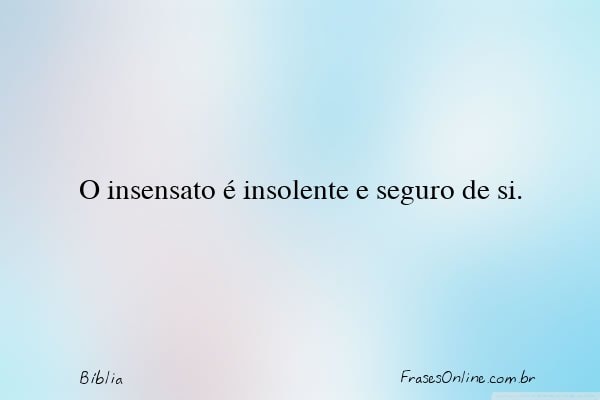 Frase de Bíblia