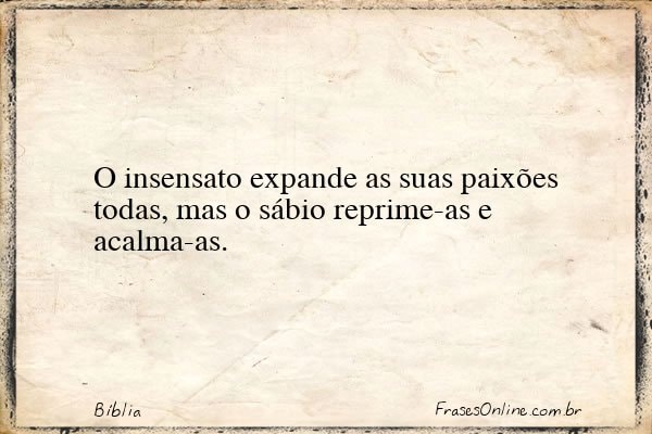 Frase de Bíblia