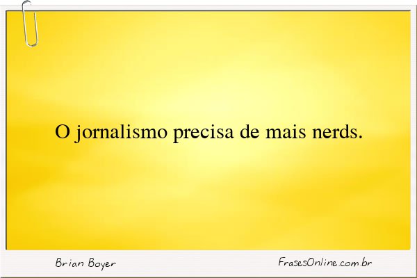 Frase de Brian Boyer