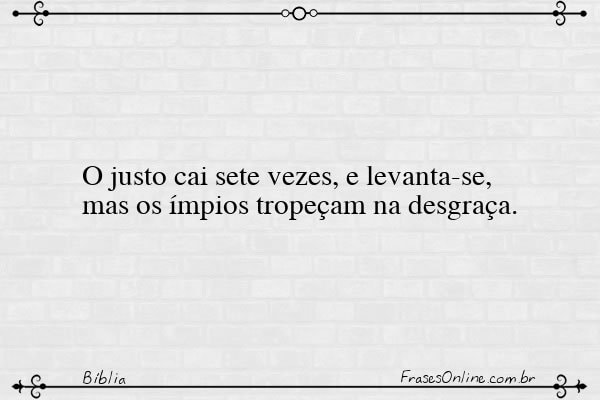 Frase de Bíblia