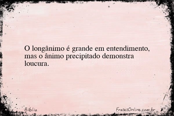 Frase de Bíblia