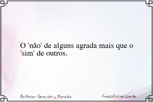Frase de Baltasar Gracián y Morales