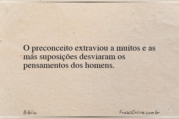 Frase de Bíblia