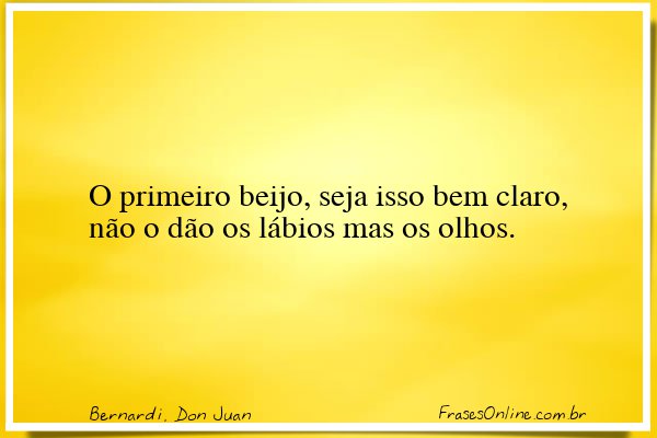 Frase de Bernardi, Don Juan