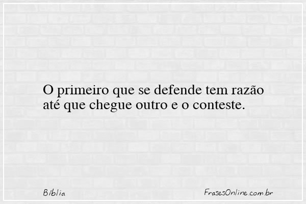 Frase de Bíblia