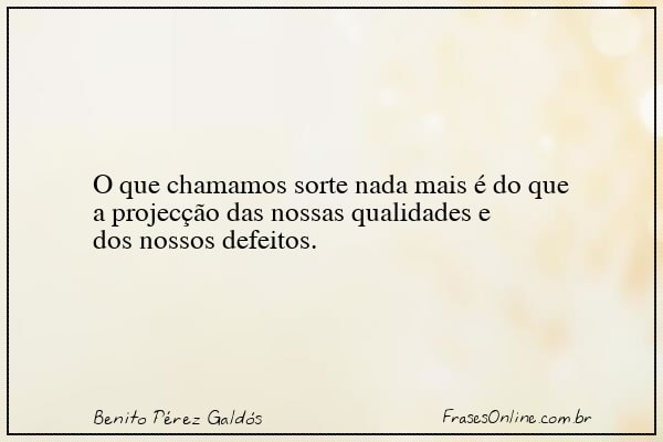 Frase de Benito Pérez Galdós