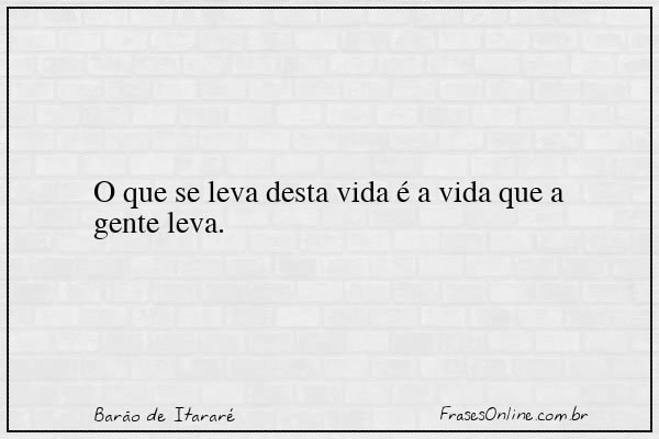 Frase de Barão de Itararé