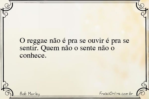 Frase de Bob Marley