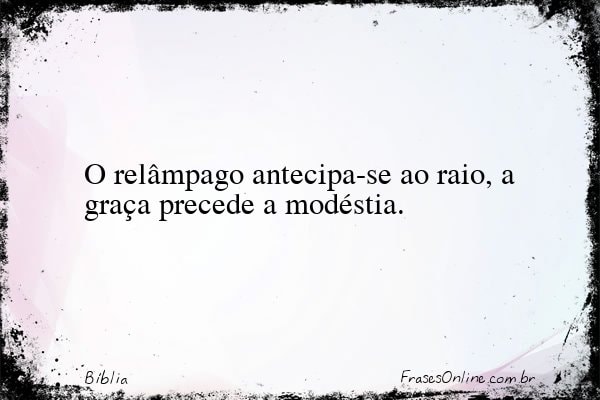 Frase de Bíblia