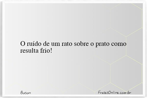 Frase de Buson
