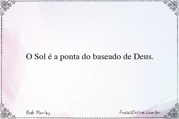 Frase de Bob Marley