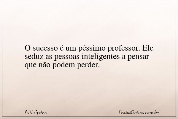 Frase de Bill Gates