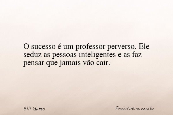 Frase de Bill Gates