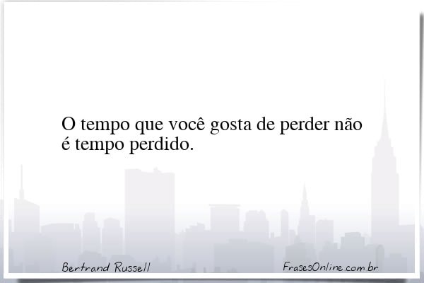 Frase de Bertrand Russell