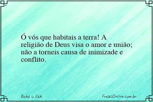 Frase de Bahá u lláh