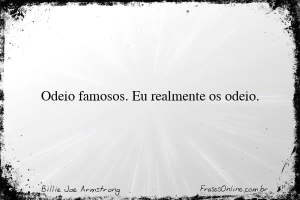 Frase de Billie Joe Armstrong
