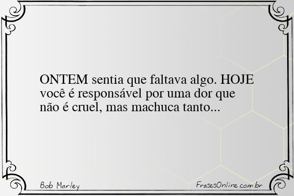 Frase de Bob Marley