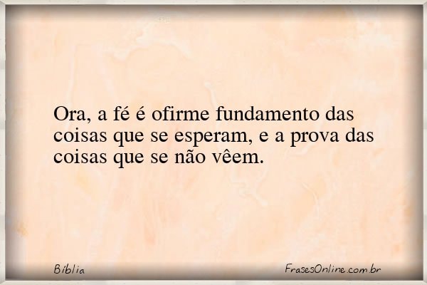 Frase de Bíblia