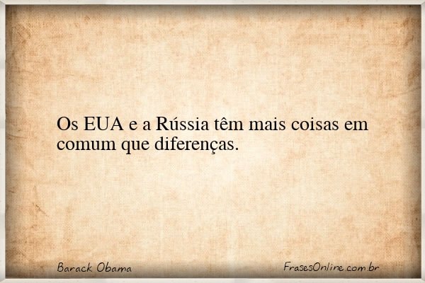 Frase de Barack Obama