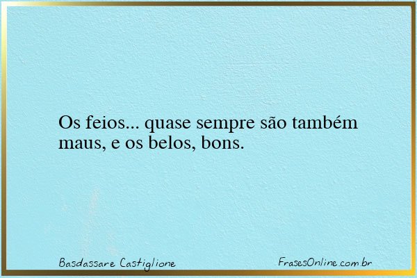 Frase de Basdassare Castiglione