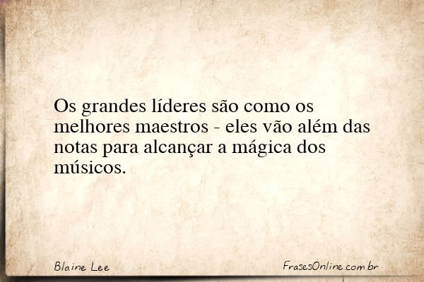 Frase de Blaine Lee
