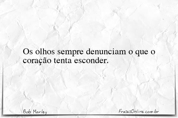Frase de Bob Marley