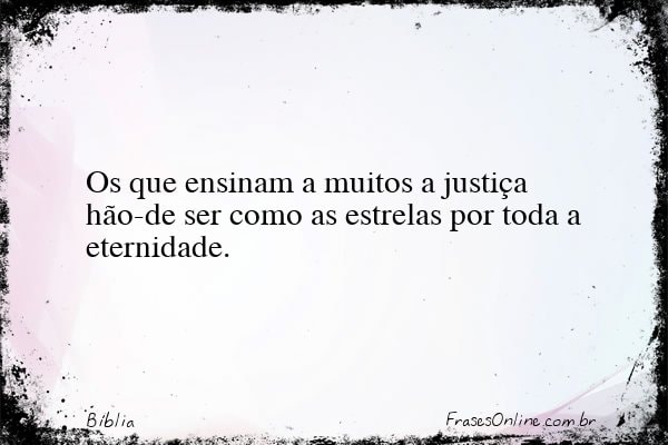 Frase de Bíblia