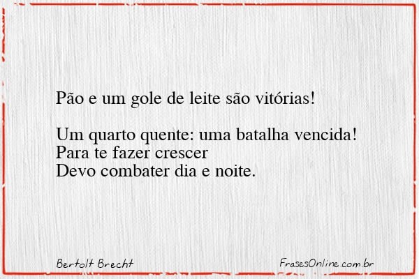 Frase de Bertolt Brecht