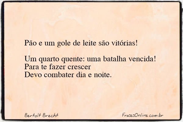 Frase de Bertolt Brecht