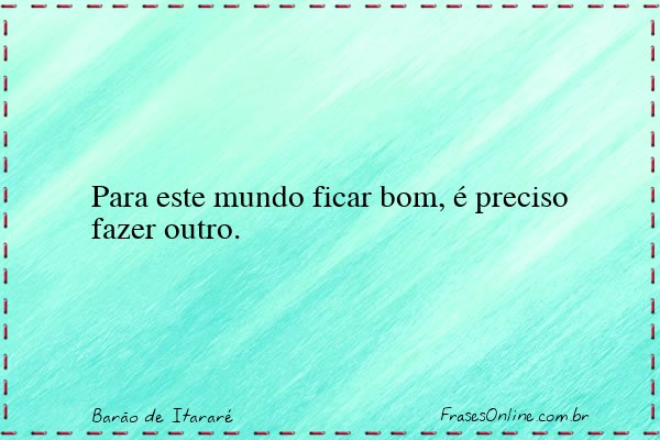 Frase de Barão de Itararé