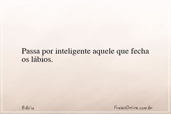 Frase de Bíblia