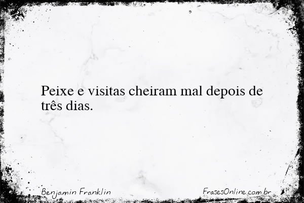 Frase de Benjamin Franklin