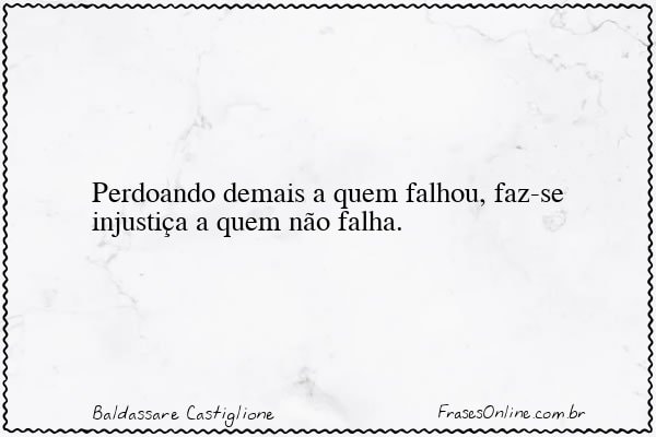 Frase de Baldassare Castiglione