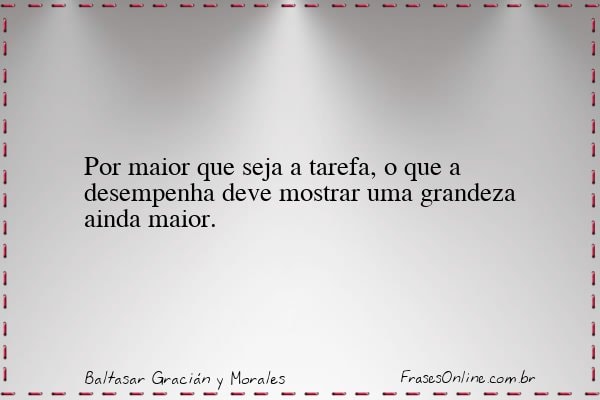 Frase de Baltasar Gracián y Morales