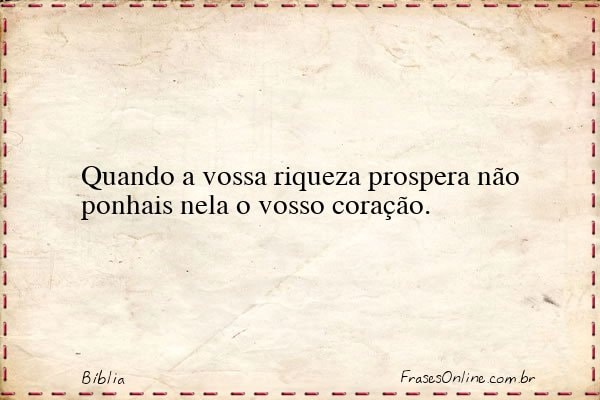 Frase de Bíblia