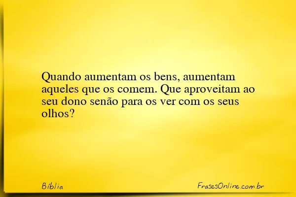 Frase de Bíblia