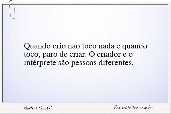 Frase de Baden Powell