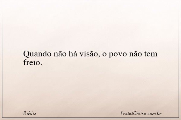 Frase de Bíblia
