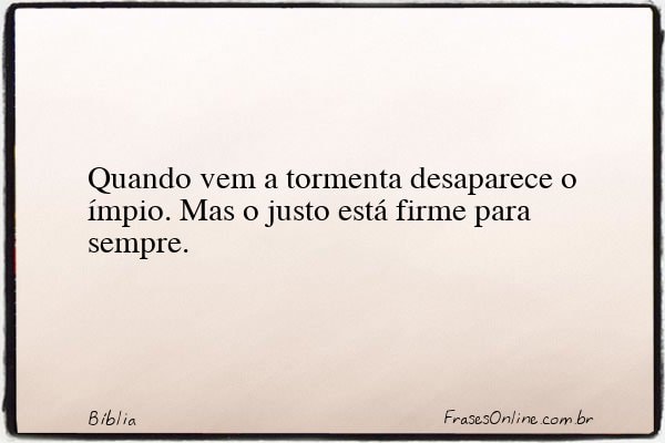 Frase de Bíblia