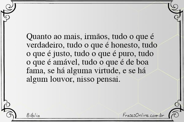 Frase de Bíblia