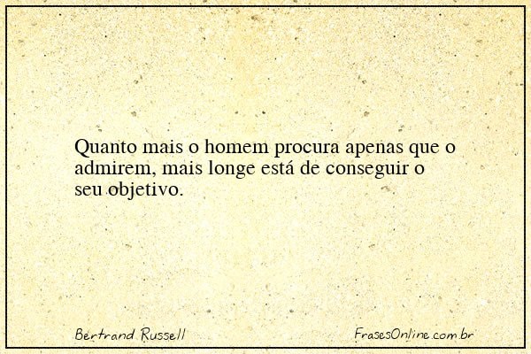 Frase de Bertrand Russell