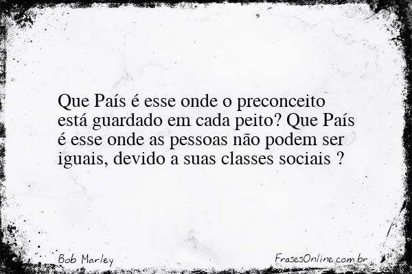 Frase de Bob Marley