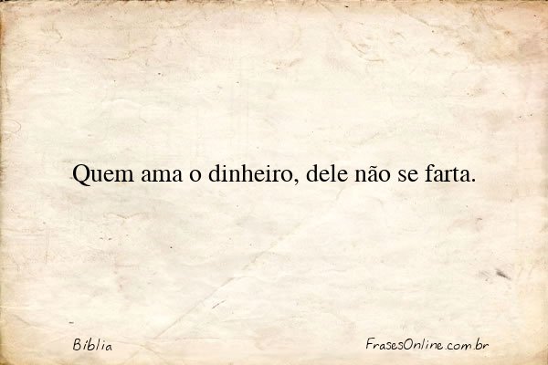 Frase de Bíblia