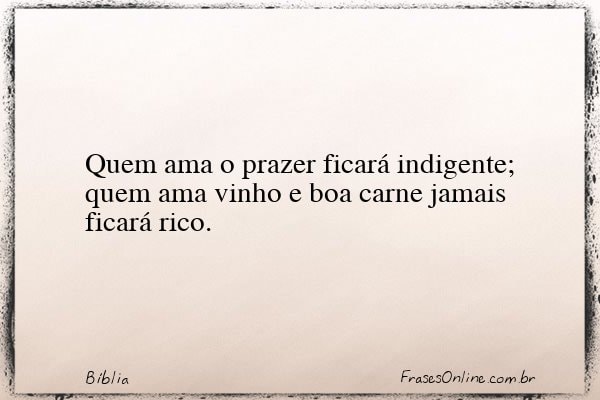 Frase de Bíblia